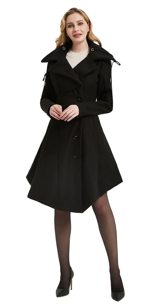 Wool Long Trench Coat