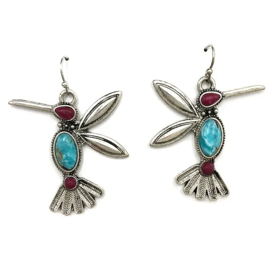 Hummingbird Filigree Earrings