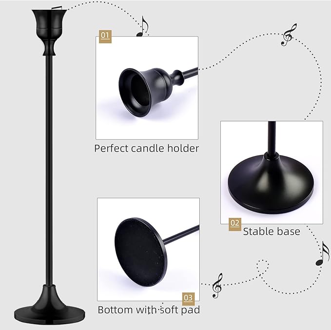 Candle Stick Holders (Set of Three)
