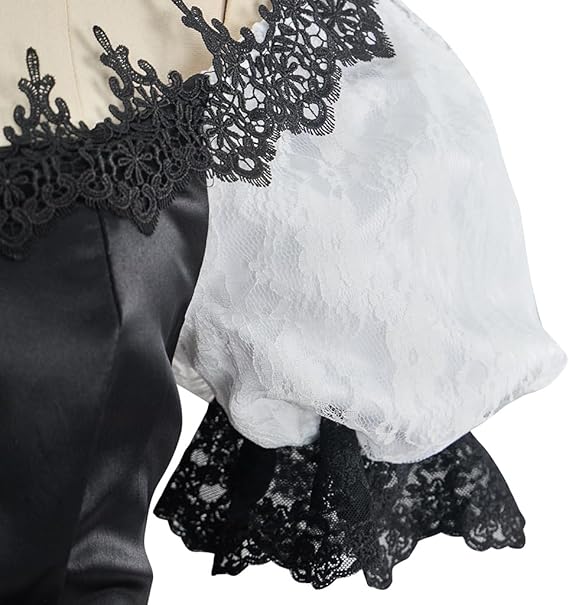 Gothic Victorian Rococo Lace Dress