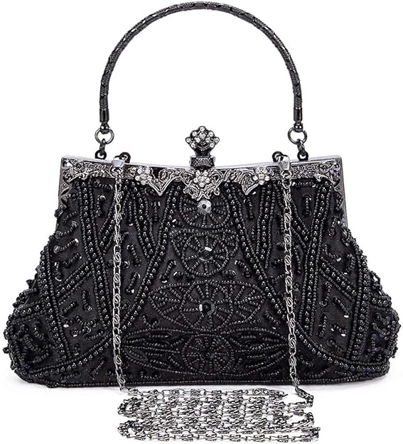 Vintage Beaded Evening Clutch
