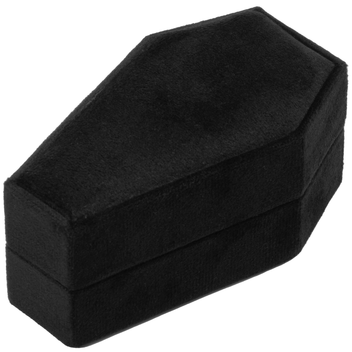 Velvet Coffin Ring Box (Black, Forest Green, and Red)