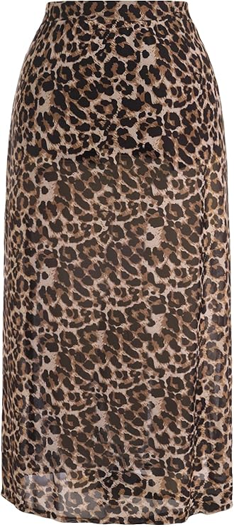 Double Slit Long Skirt