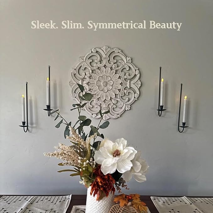 Sleek Wall Candle Holders