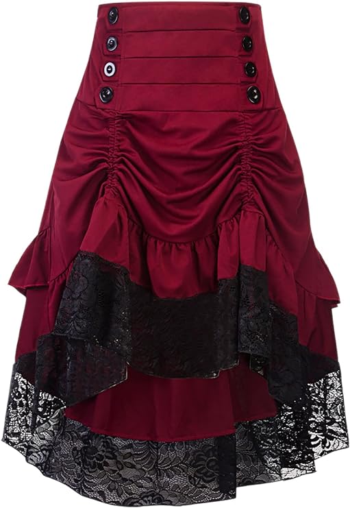 Steampunk Asymmetrical Skirt