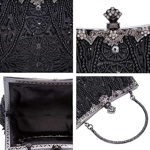 Vintage Beaded Evening Clutch
