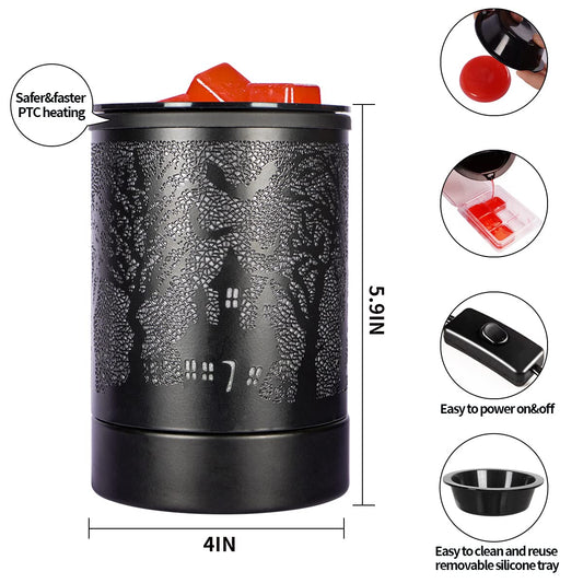 Black Electric Fragrance Wax Melts Warmer