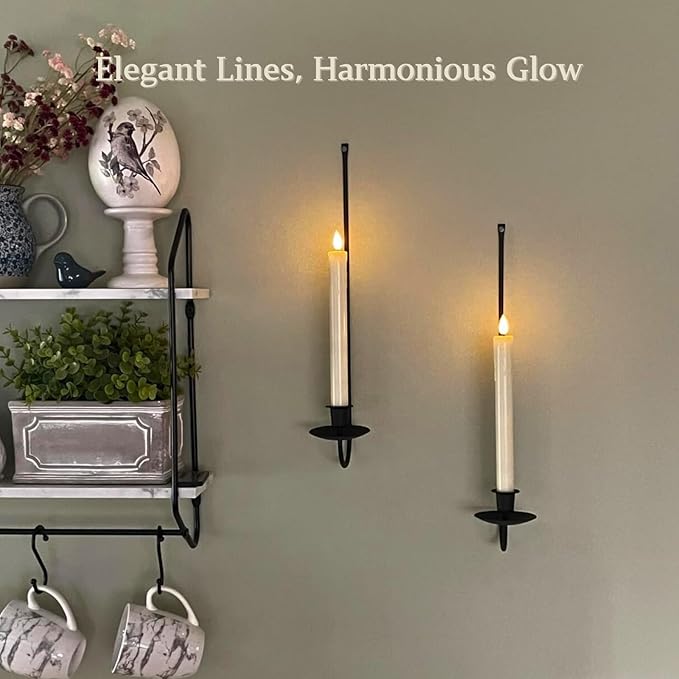 Sleek Wall Candle Holders