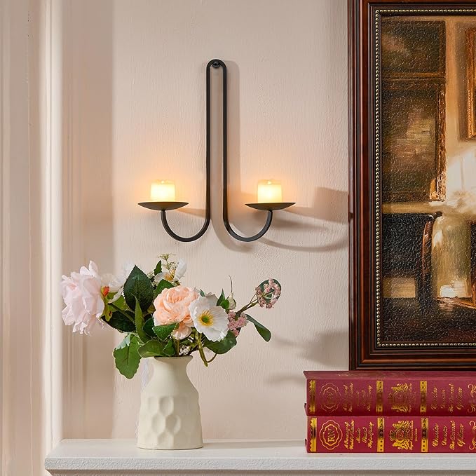 Sleek Wall Candle Holders