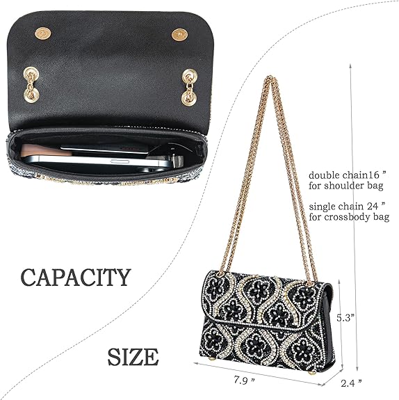 Crystals Rhinestone Clutch Purse