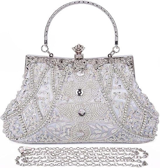 Vintage Beaded Evening Clutch