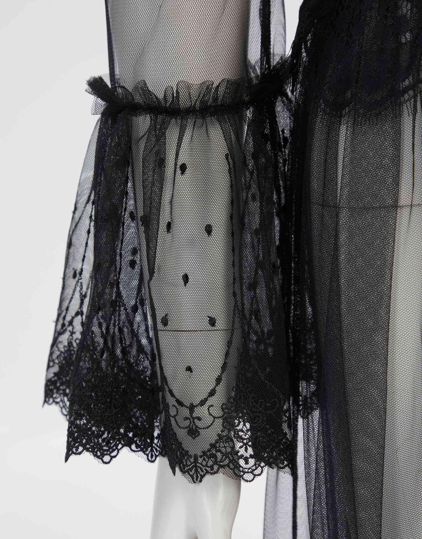 Sheer Vintage Dress with Choker