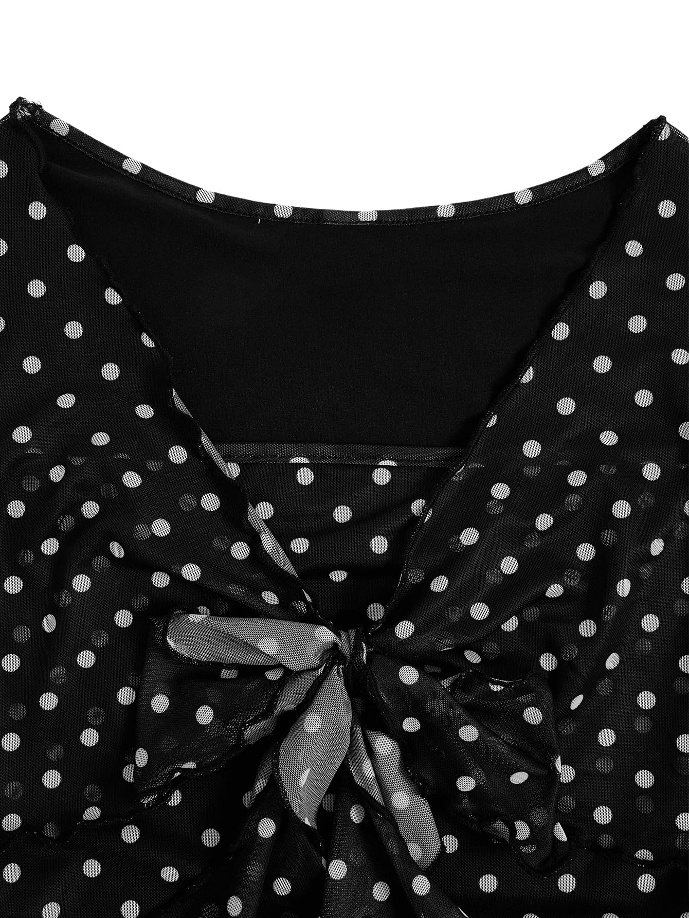 Verdusa Bell Sleeve Bow Blouse