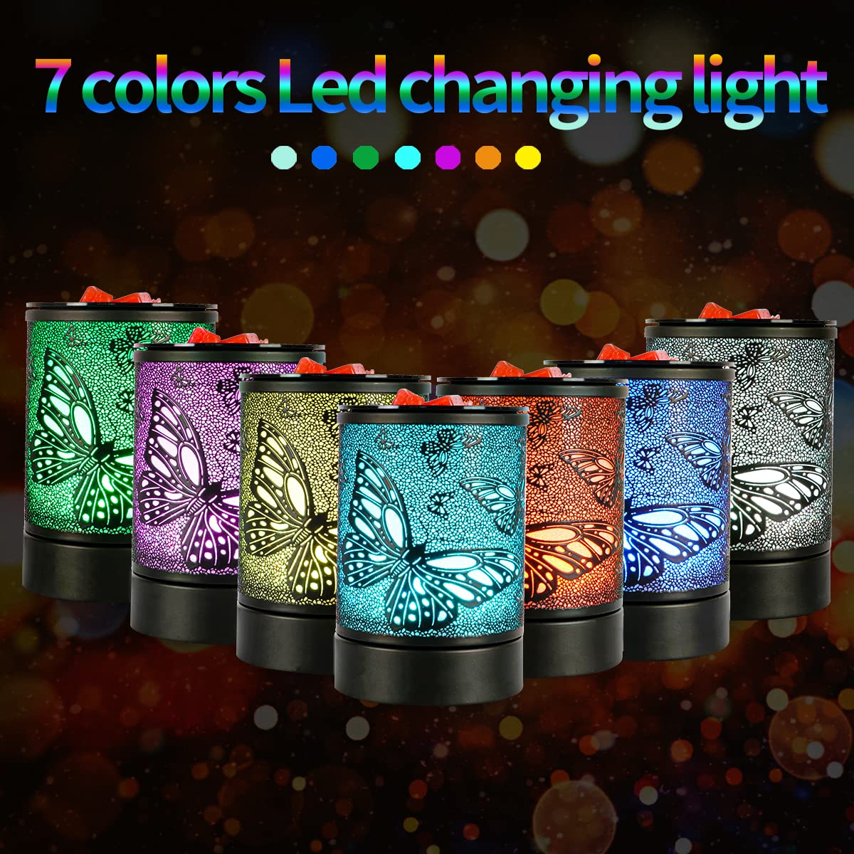 Black Electric Fragrance Wax Melts Warmer