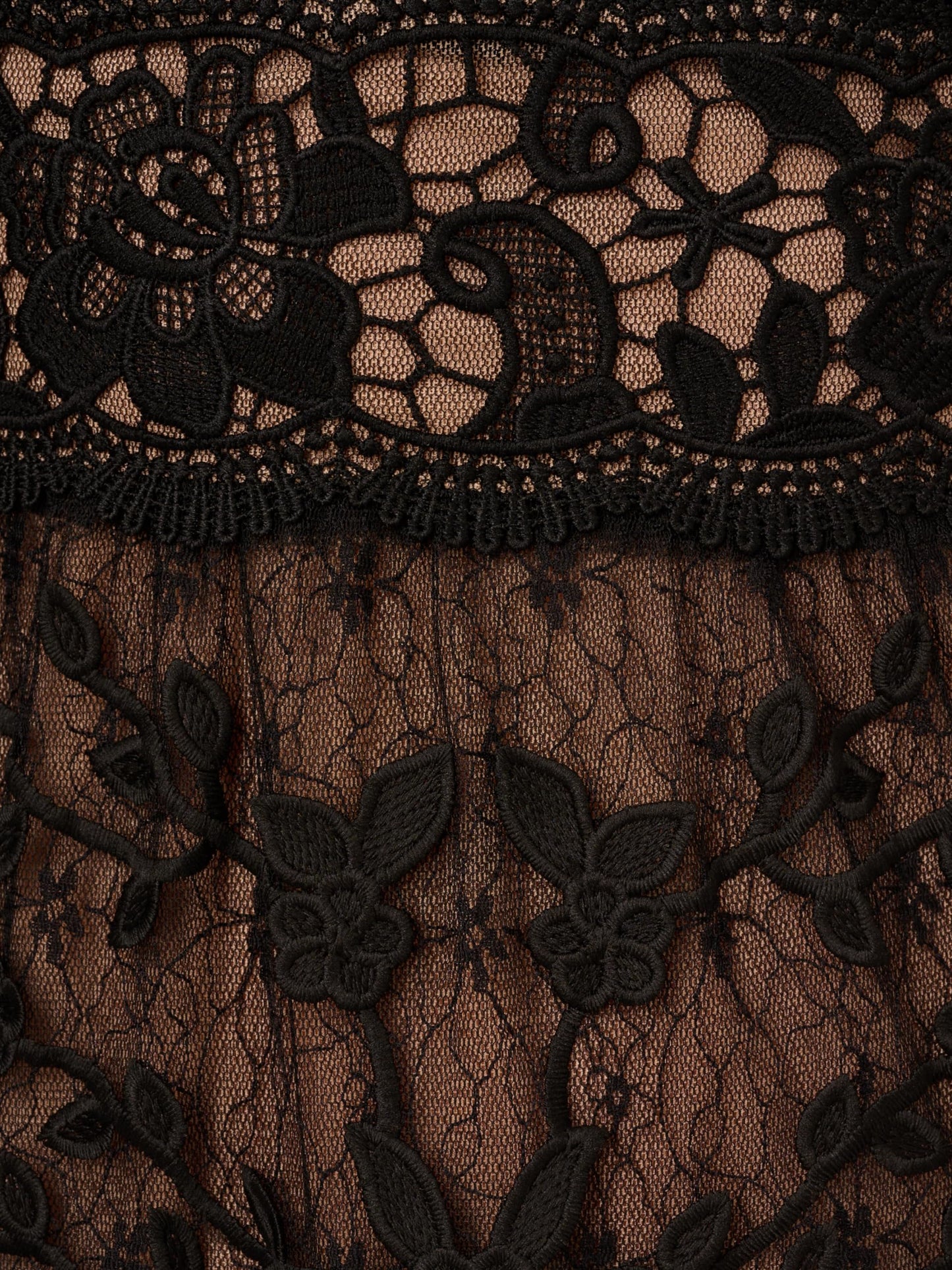 Adrianna Papell Lace Embroidered Dress