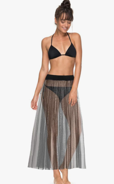 Sheer Long Skirt in 2 Styles