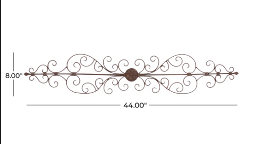 Bronze Metal Wall Accent