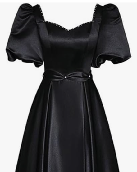 Gothic Princess Satin Gown