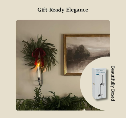 Sleek Wall Candle Holders