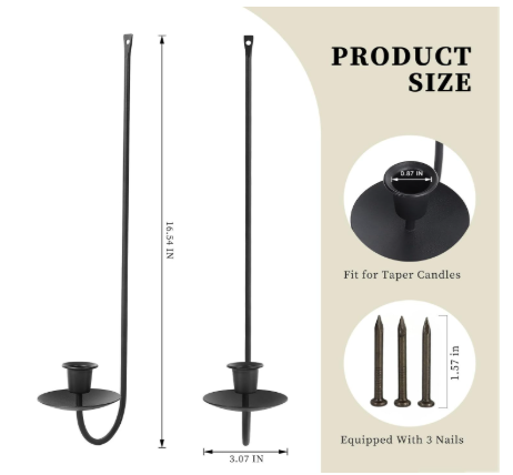 Sleek Wall Candle Holders