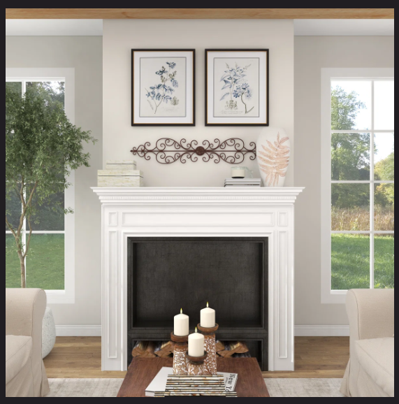 Bronze Metal Wall Accent