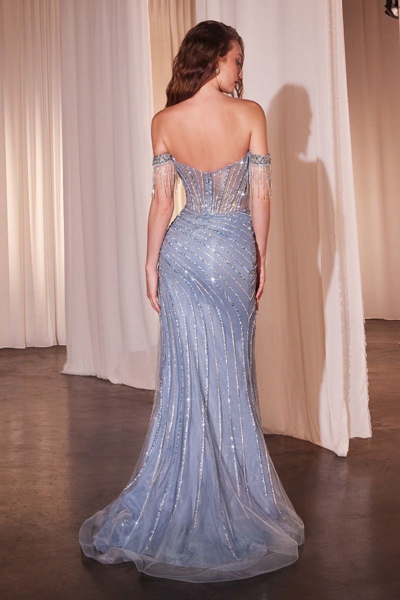 Molly in Black Evening Gown