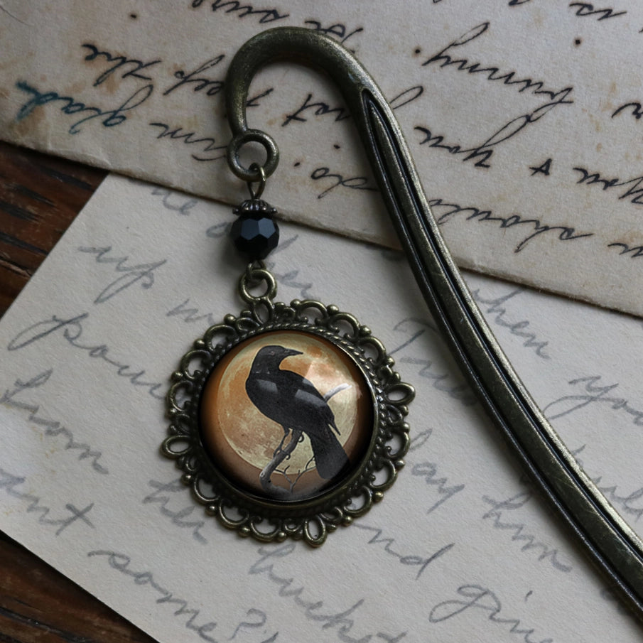 Bronze and Glass Cabochon Bookmark