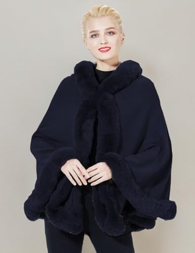 Poncho Hooded Shawl Wrap