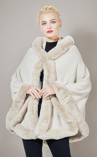 Poncho Hooded Shawl Wrap
