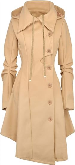 Wool Long Trench Coat