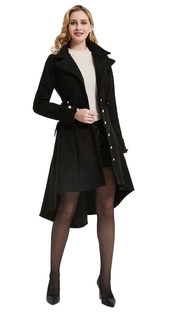 Wool Long Trench Coat