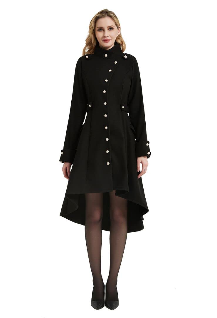 Wool Long Trench Coat