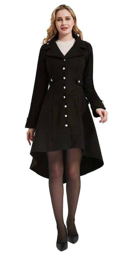 Wool Long Trench Coat