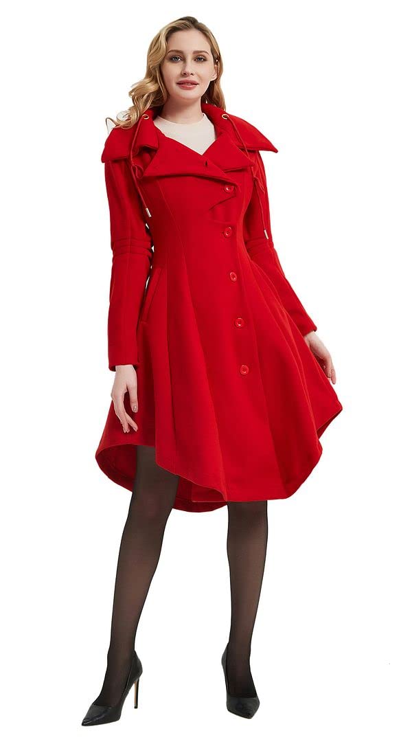 Wool Long Trench Coat