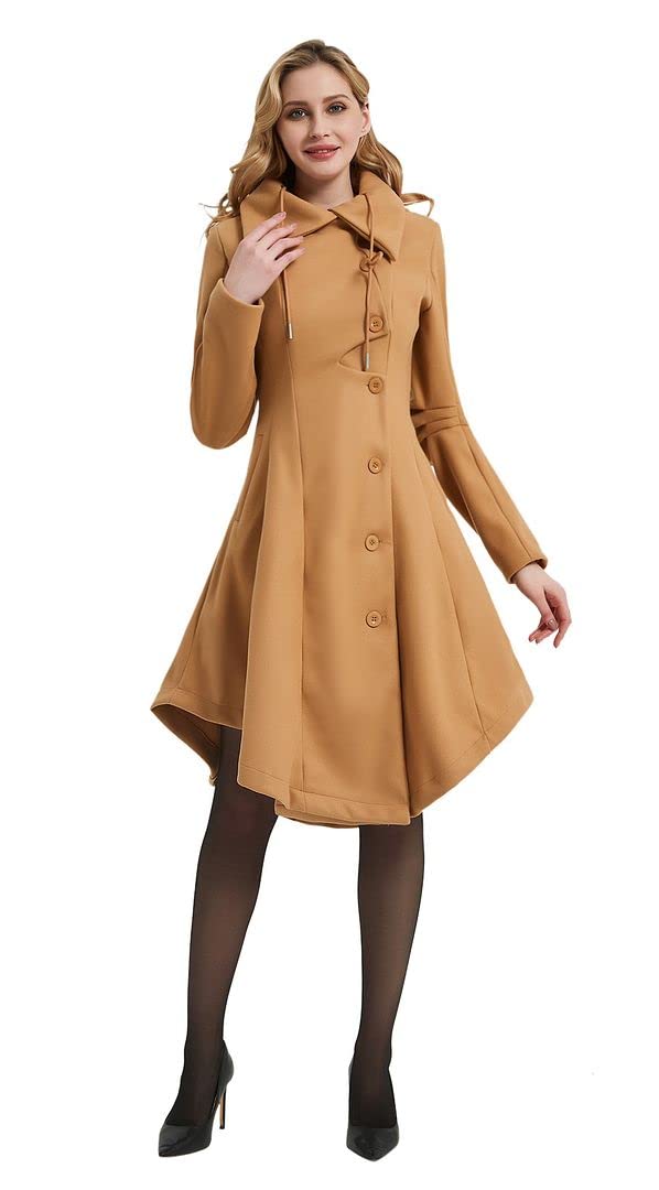 Wool Long Trench Coat