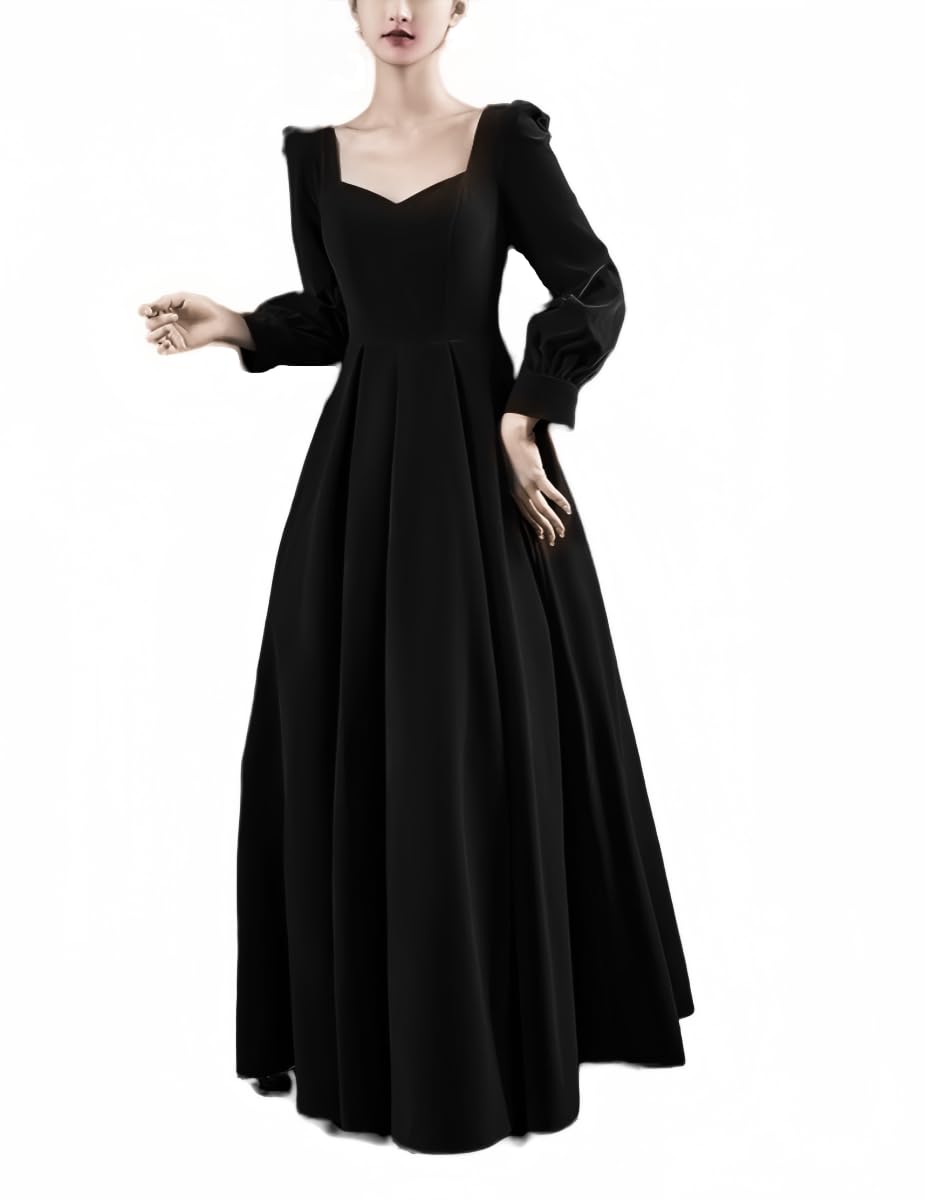 Victorian Velvet Long Gown