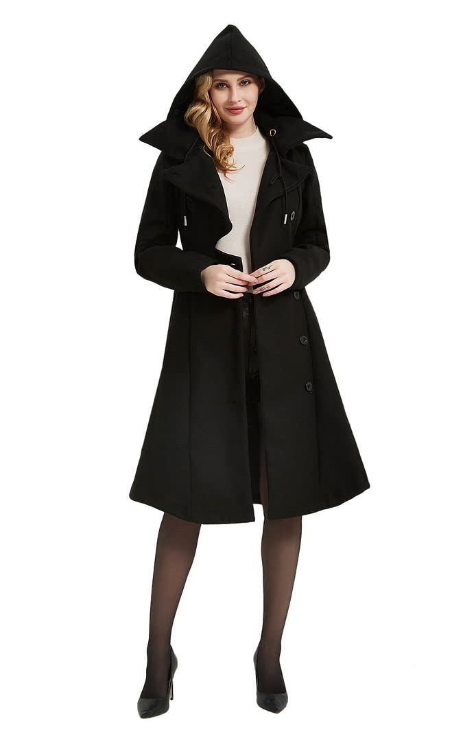 Wool Long Trench Coat