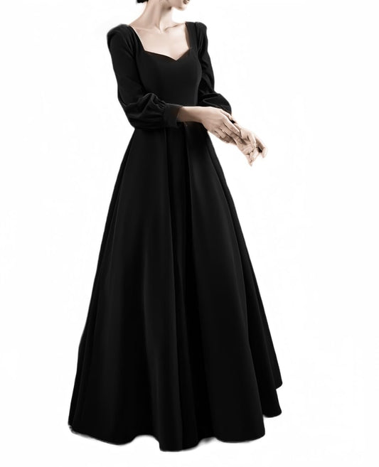 Victorian Velvet Long Gown