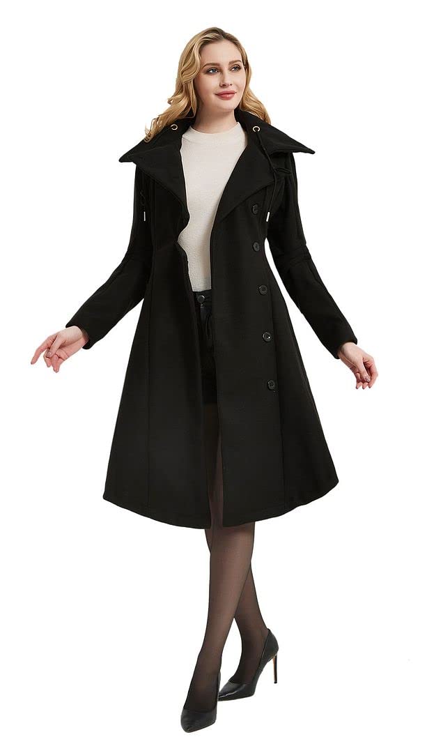 Wool Long Trench Coat