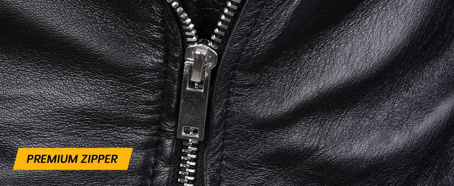 Marston Lambskin Leather Jacket