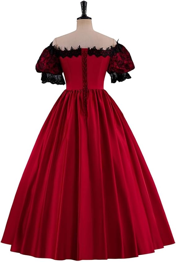 Gothic Victorian Rococo Lace Dress