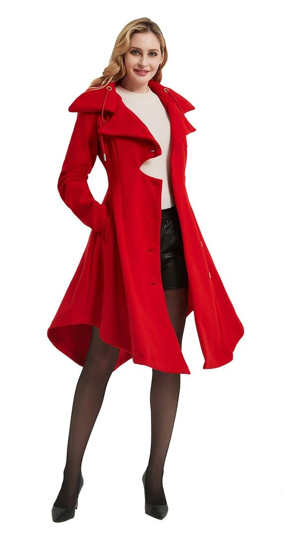 Wool Long Trench Coat