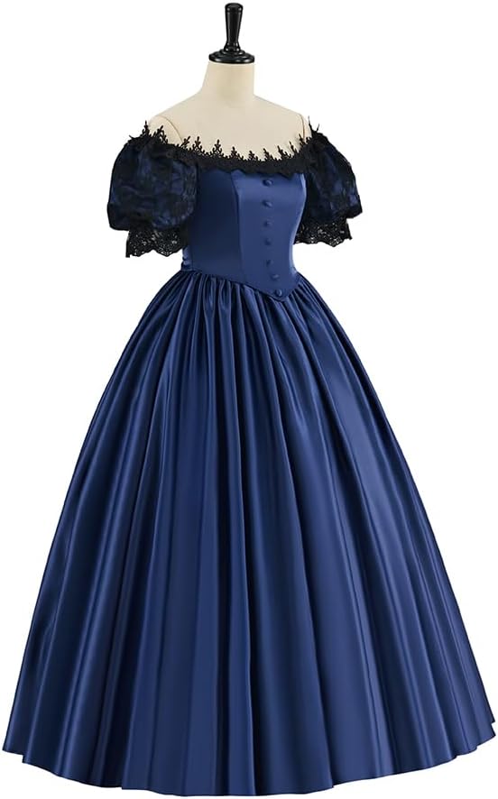 Gothic Victorian Rococo Lace Dress