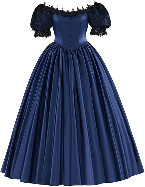 Gothic Victorian Rococo Lace Dress