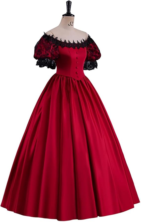 Gothic Victorian Rococo Lace Dress