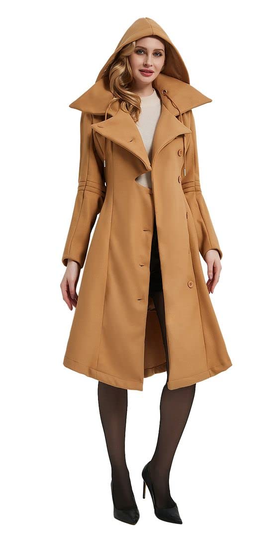 Wool Long Trench Coat