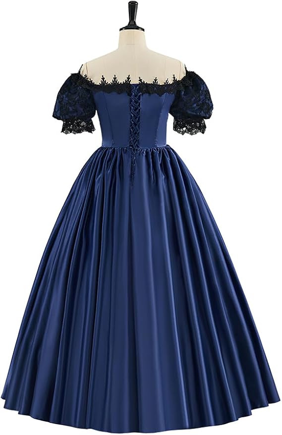 Gothic Victorian Rococo Lace Dress