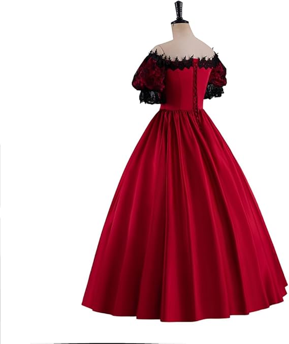 Gothic Victorian Rococo Lace Dress