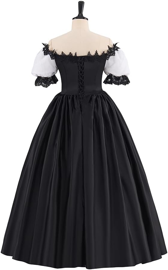 Gothic Victorian Rococo Lace Dress