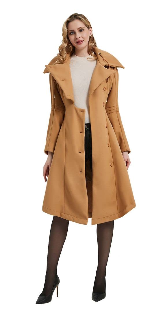 Wool Long Trench Coat